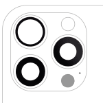 Iphone 15 Pro Max ile Uyumlu Arka Kamera Servis Paket Orjinal Ürün Lensi Sadece Cam Yapışkanlı 3 Parça Set Artı ile Uyumlu