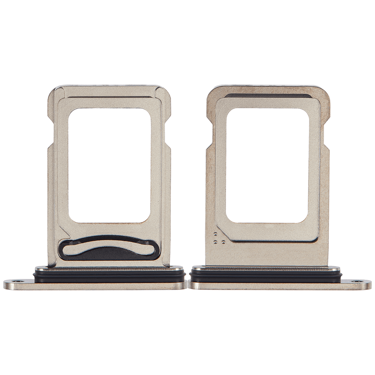 Iphone 15 Pro Max ile Uyumlu Çift Sim Kart Tepsisi / 15 Pro Max Doğal Titanyum ile Uyumlu - Görsel 2