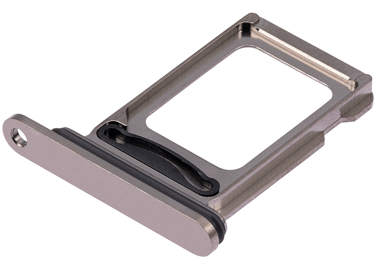 Iphone 15 Pro Max ile Uyumlu Çift Sim Kart Tepsisi / 15 Pro Max Doğal Titanyum ile Uyumlu - Görsel 3