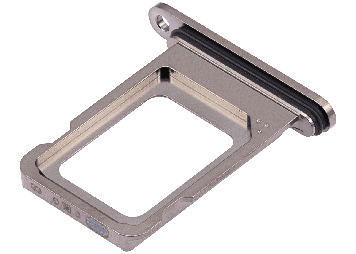 Iphone 15 Pro Max ile Uyumlu Çift Sim Kart Tepsisi / 15 Pro Max Doğal Titanyum ile Uyumlu - Görsel 4