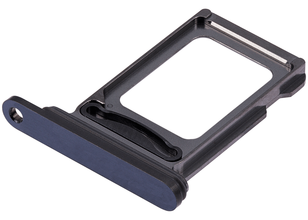 Iphone 15 Pro Max ile Uyumlu Çift Sim Kart Tepsisi / 15 Pro Max Mavi Titanyum ile Uyumlu - Görsel 3