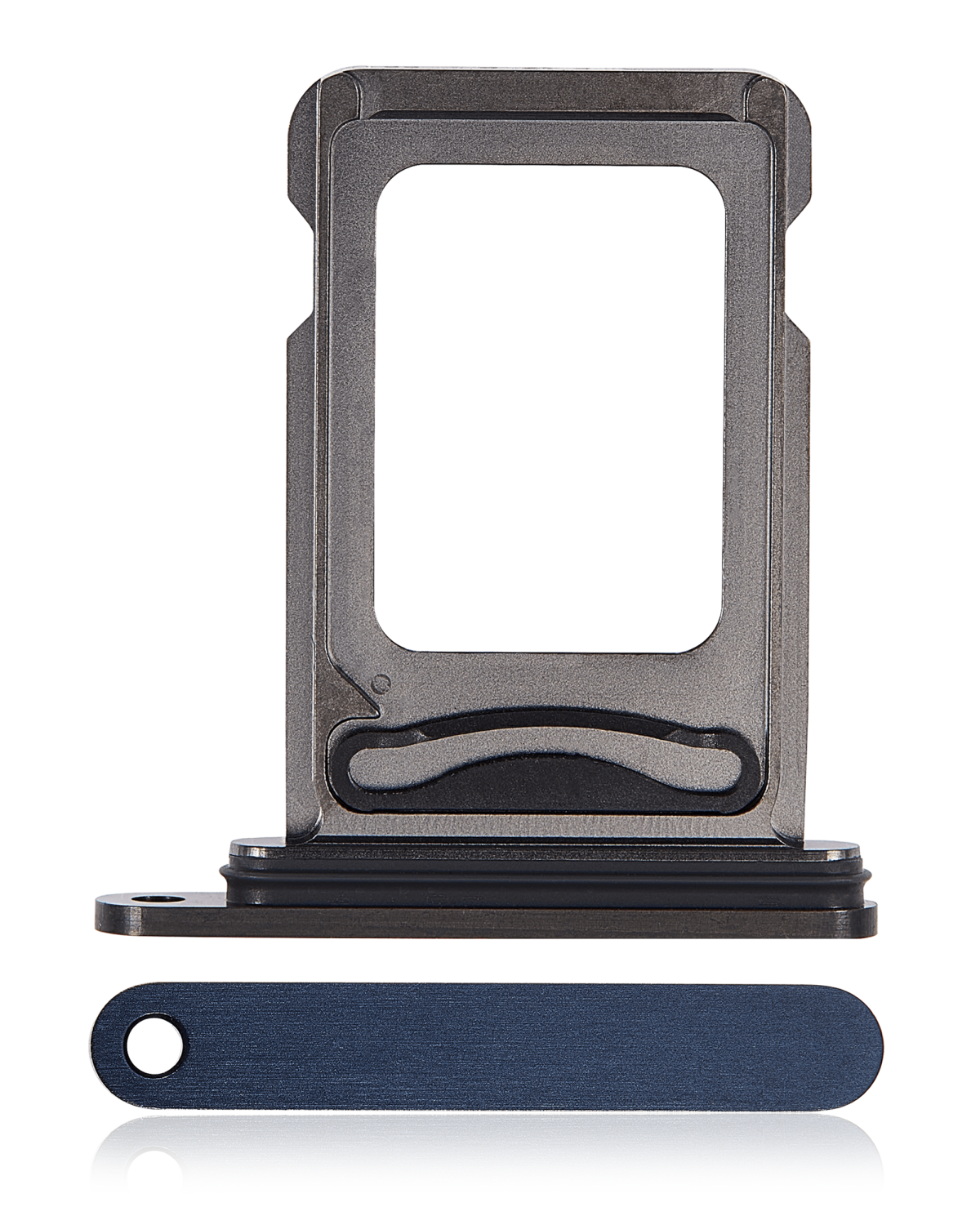 Iphone 15 Pro Max ile Uyumlu Çift Sim Kart Tepsisi / 15 Pro Max Mavi Titanyum ile Uyumlu - Görsel 5