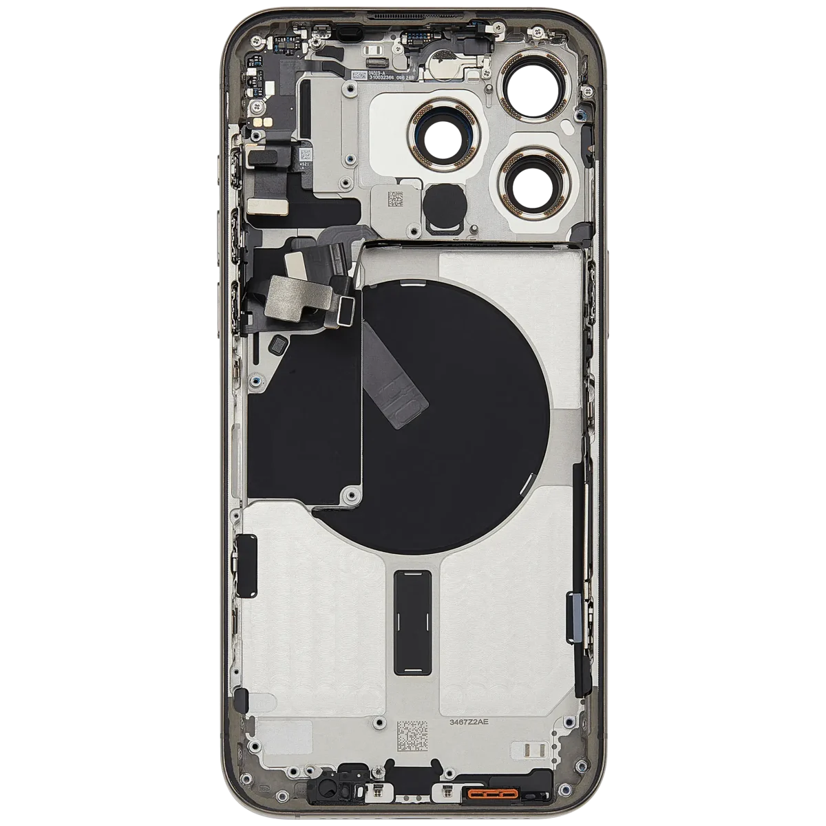 Iphone 15 Pro Max ile Uyumlu Kasa Bileşenler Önceden Takılmış Uluslararası Sürüm ile Uyumlu Kasa Kasa Doğal Titanyum - Görsel 4