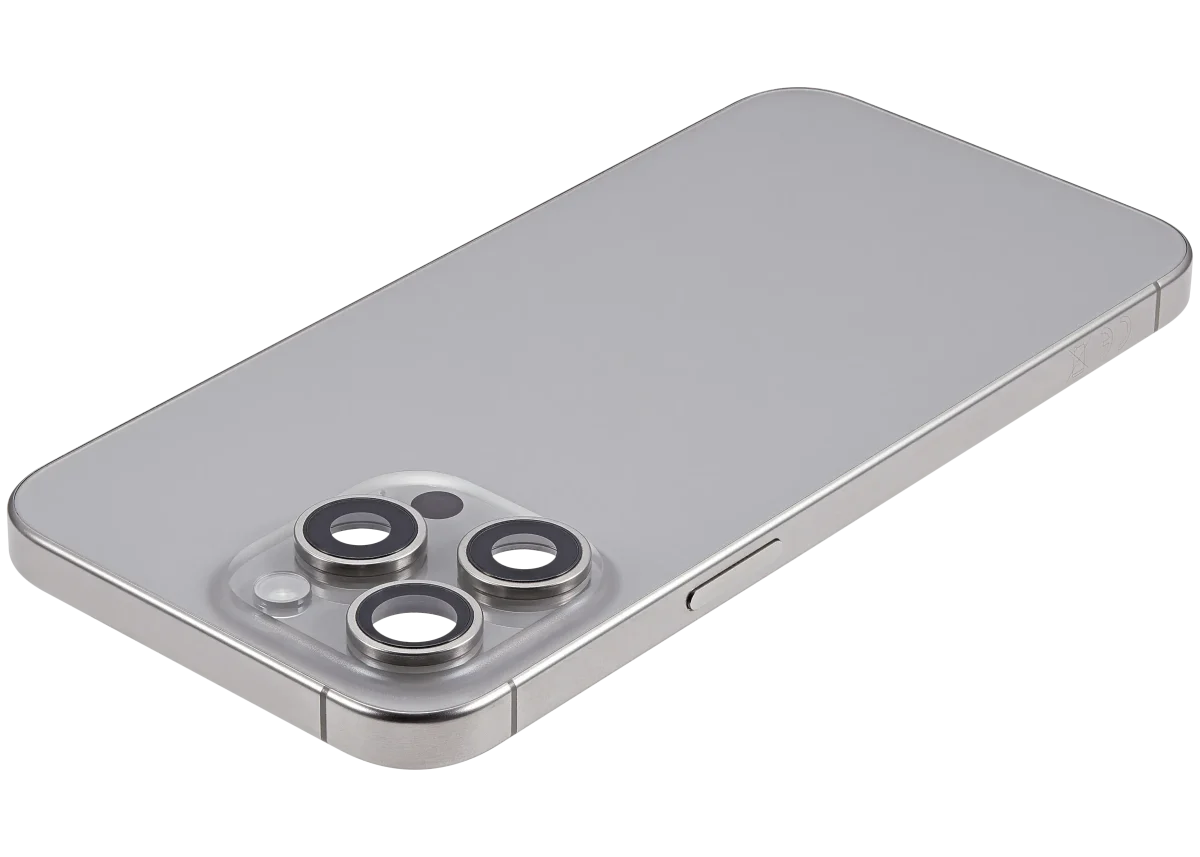 Iphone 15 Pro Max ile Uyumlu Kasa Bileşenler Önceden Takılmış Uluslararası Sürüm ile Uyumlu Kasa Kasa Doğal Titanyum - Görsel 5