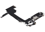 Iphone 15 Pro Max ile Uyumlu Şarj Portu Esnek Kablosu Aftermarket Plus Doğal Titanyum ile Uyumlu - Görsel 4