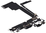 Iphone 15 Pro Max ile Uyumlu Şarj Portu Esnek Kablosu Aftermarket Plus Siyah Titanyum ile Uyumlu - Görsel 5
