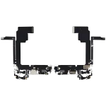 Iphone 15 Pro Max ile Uyumlu Şarj Portu Esnek Kablosu Aftermarket Plus ile Uyumlu Beyaz Titanyum - Görsel 2