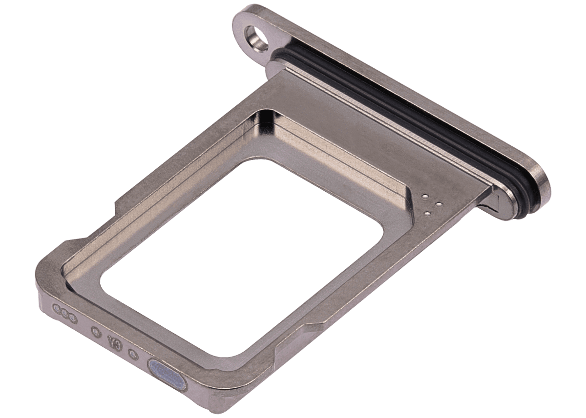 Iphone 15 Pro Max ile Uyumlu Tek Sim Kart Tepsisi / 15 Pro Max Doğal Titanyum ile Uyumlu - Görsel 4