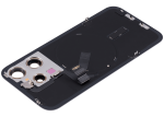 Iphone 15 Pro ile Uyumlu Arka Cam Çelik Plakalı Kablosuz NFC Şarj MagSafe Mıknatıs ve El Feneri Esnek ile Uyumlu Full Doğal Titanyum - Görsel 5