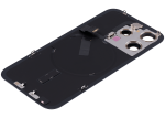 Iphone 15 Pro ile Uyumlu Arka Cam Çelik Plakalı Kablosuz NFC Şarj MagSafe Mıknatıs ve El Feneri Esnek ile Uyumlu Full Mavi Titanyum - Görsel 5