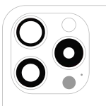 Iphone 15 Pro ile Uyumlu Arka Kamera Servis Paket Orjinal Ürün Lensi Sadece Cam Yapışkanlı 3 Parça Set Aftermarket Plus ile Uyumlu - Görsel 2