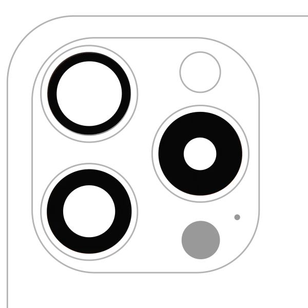 Iphone 15 Pro ile Uyumlu Arka Kamera Servis Paket Orjinal Ürün Lensi Sadece Cam Yapışkanlı 3 Parça Set Aftermarket Plus ile Uyumlu