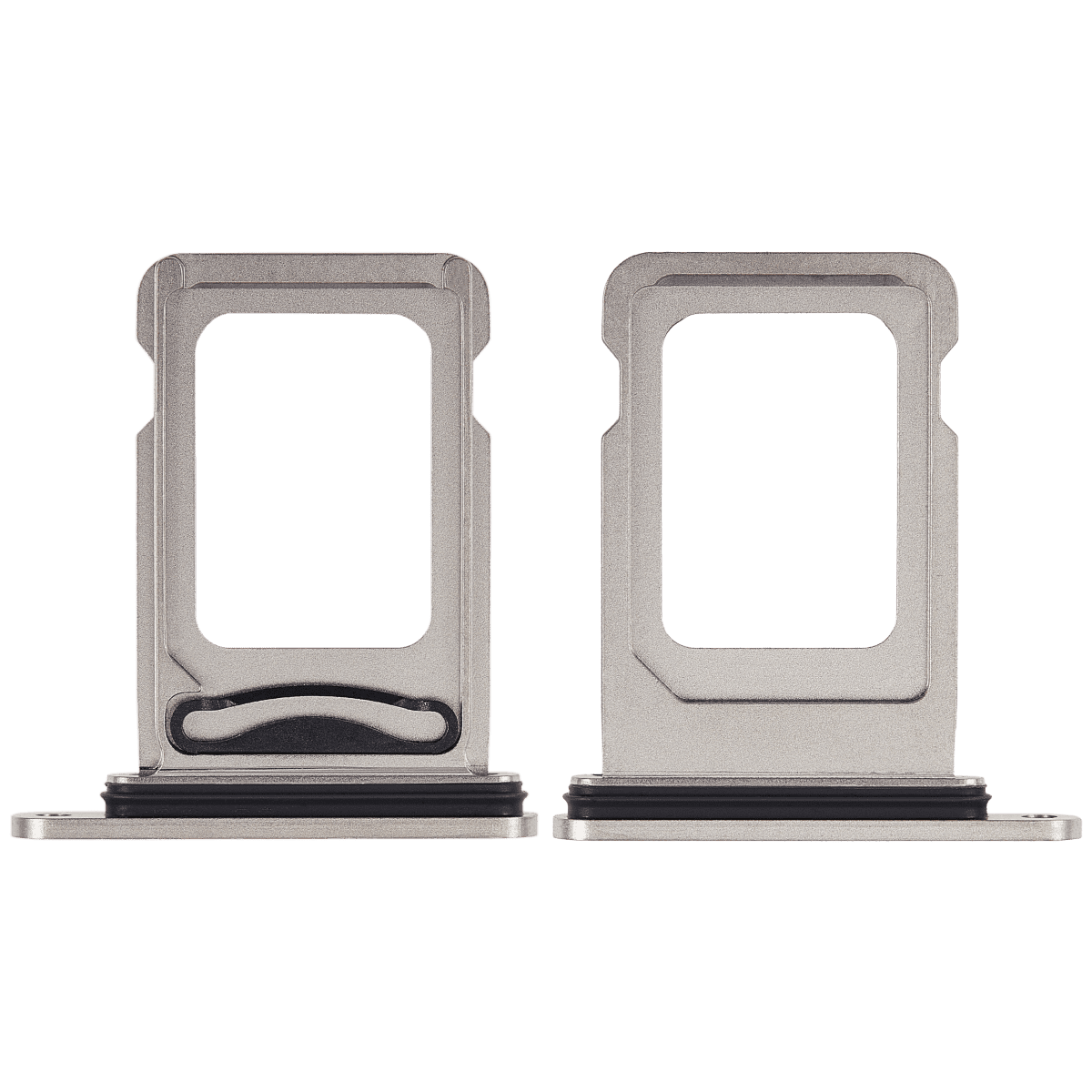 Iphone 15 Pro ile Uyumlu Çift Sim Kart Tepsisi / 15 Pro Max Beyaz Titanyum ile Uyumlu - Görsel 2