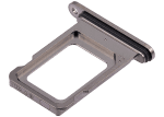 Iphone 15 Pro ile Uyumlu Çift Sim Kart Tepsisi / 15 Pro Max Siyah Titanyum ile Uyumlu - Görsel 4