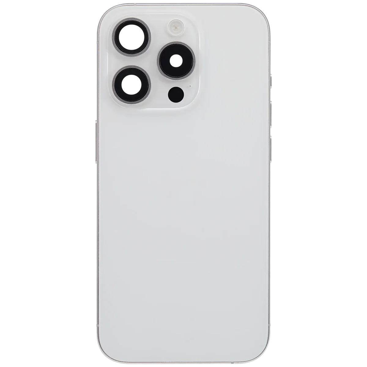 Iphone 15 Pro ile Uyumlu Kasa Bileşenler Önceden Takılmış Uluslararası Sürüm ile Uyumlu Kasa Kasa Beyaz Titanyum - Görsel 3