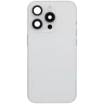 Iphone 15 Pro ile Uyumlu Kasa Bileşenler Önceden Takılmış Uluslararası Sürüm ile Uyumlu Kasa Kasa Beyaz Titanyum - Görsel 3