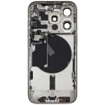 Iphone 15 Pro ile Uyumlu Kasa Bileşenler Önceden Takılmış Uluslararası Sürüm ile Uyumlu Kasa Kasa Beyaz Titanyum - Görsel 4