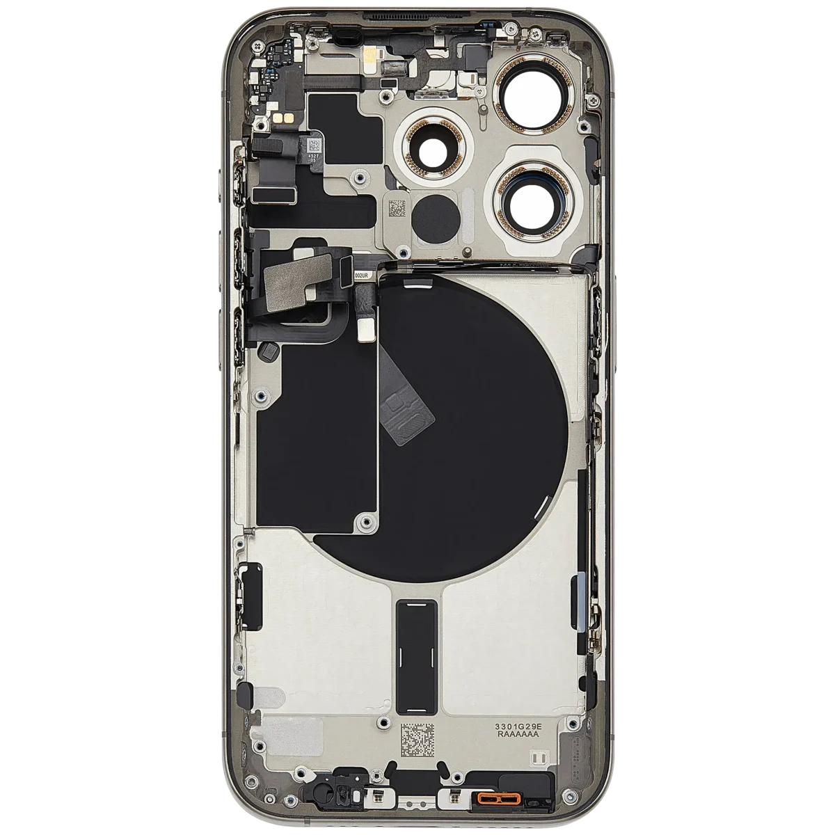 Iphone 15 Pro ile Uyumlu Kasa Bileşenler Önceden Takılmış Uluslararası Sürüm ile Uyumlu Kasa Kasa Doğal Titanyum - Görsel 4