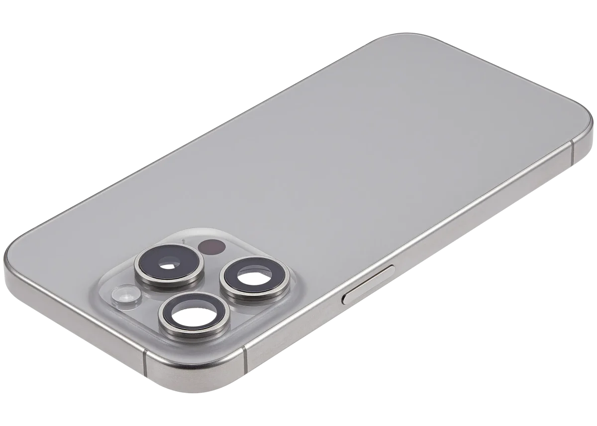 Iphone 15 Pro ile Uyumlu Kasa Bileşenler Önceden Takılmış Uluslararası Sürüm ile Uyumlu Kasa Kasa Doğal Titanyum - Görsel 5