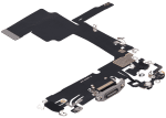 Iphone 15 Pro ile Uyumlu Şarj Portu Esnek Kablosu Aftermarket Plus Doğal Titanyum ile Uyumlu - Görsel 4