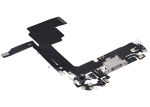 Iphone 15 Pro ile Uyumlu Şarj Portu Esnek Kablosu Aftermarket Plus ile Uyumlu Beyaz Titanyum - Görsel 3