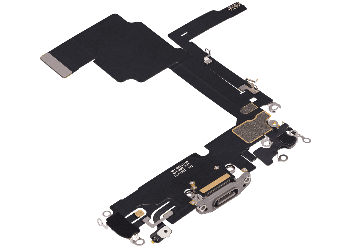 Iphone 15 Pro ile Uyumlu Şarj Portu Esnek Kablosu Premium Doğal Titanyum ile Uyumlu - Görsel 4