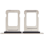 Iphone 15 Pro ile Uyumlu Tek Sim Kart Tepsisi / 15 Pro Max ile Uyumlu Beyaz Titanyum - Görsel 2