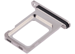 Iphone 15 Pro ile Uyumlu Tek Sim Kart Tepsisi / 15 Pro Max ile Uyumlu Beyaz Titanyum - Görsel 4