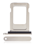 Iphone 15 Pro ile Uyumlu Tek Sim Kart Tepsisi / 15 Pro Max ile Uyumlu Beyaz Titanyum - Görsel 5