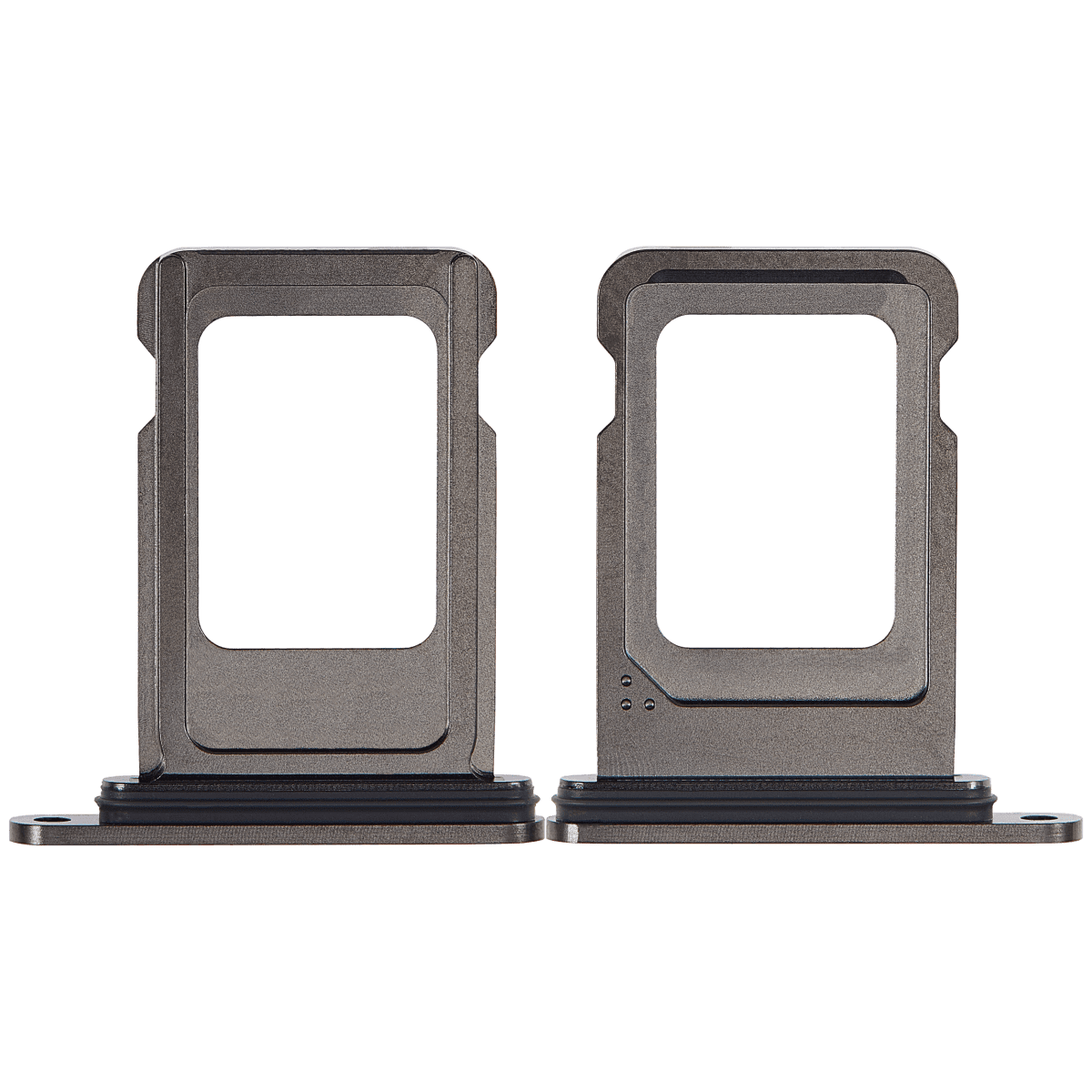 Iphone 15 Pro ile Uyumlu Tek Sim Kart Tepsisi / 15 Pro Max ile Uyumlu Siyah Titanyum - Görsel 2