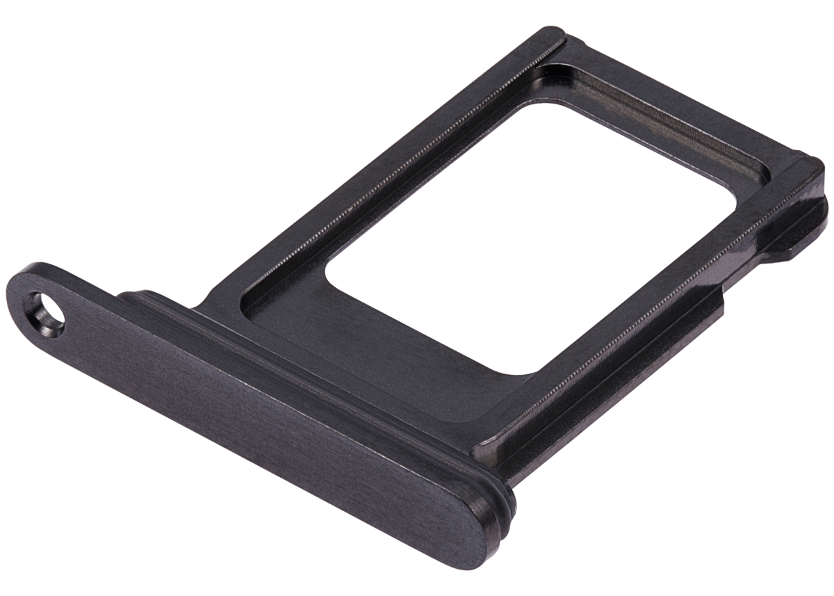 Iphone 15 Pro ile Uyumlu Tek Sim Kart Tepsisi / 15 Pro Max ile Uyumlu Siyah Titanyum - Görsel 3