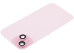 Iphone 15 ile Uyumlu Arka Cam Çelik Plakalı Kablosuz NFC Şarj MagSafe Mıknatıs ve El Feneri Esnek ile Uyumlu Full Rose - Görsel 4