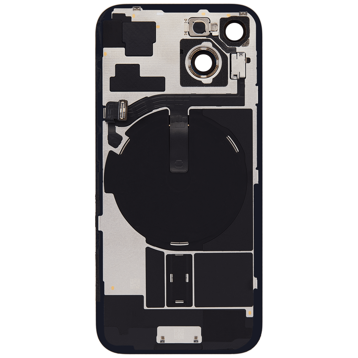 Iphone 15 ile Uyumlu Arka Cam Çelik Plakalı Kablosuz NFC Şarj MagSafe Mıknatıs ve El Feneri Esnek ile Uyumlu Full Yeşil - Görsel 3