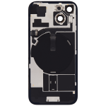 Iphone 15 ile Uyumlu Arka Cam Çelik Plakalı Kablosuz NFC Şarj MagSafe Mıknatıs ve El Feneri Esnek ile Uyumlu Full Yeşil - Görsel 3