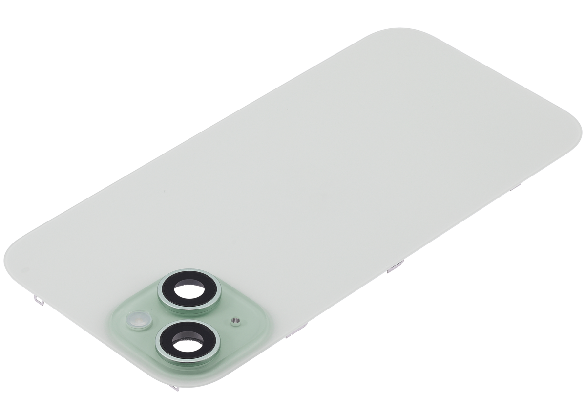 Iphone 15 ile Uyumlu Arka Cam Çelik Plakalı Kablosuz NFC Şarj MagSafe Mıknatıs ve El Feneri Esnek ile Uyumlu Full Yeşil - Görsel 4