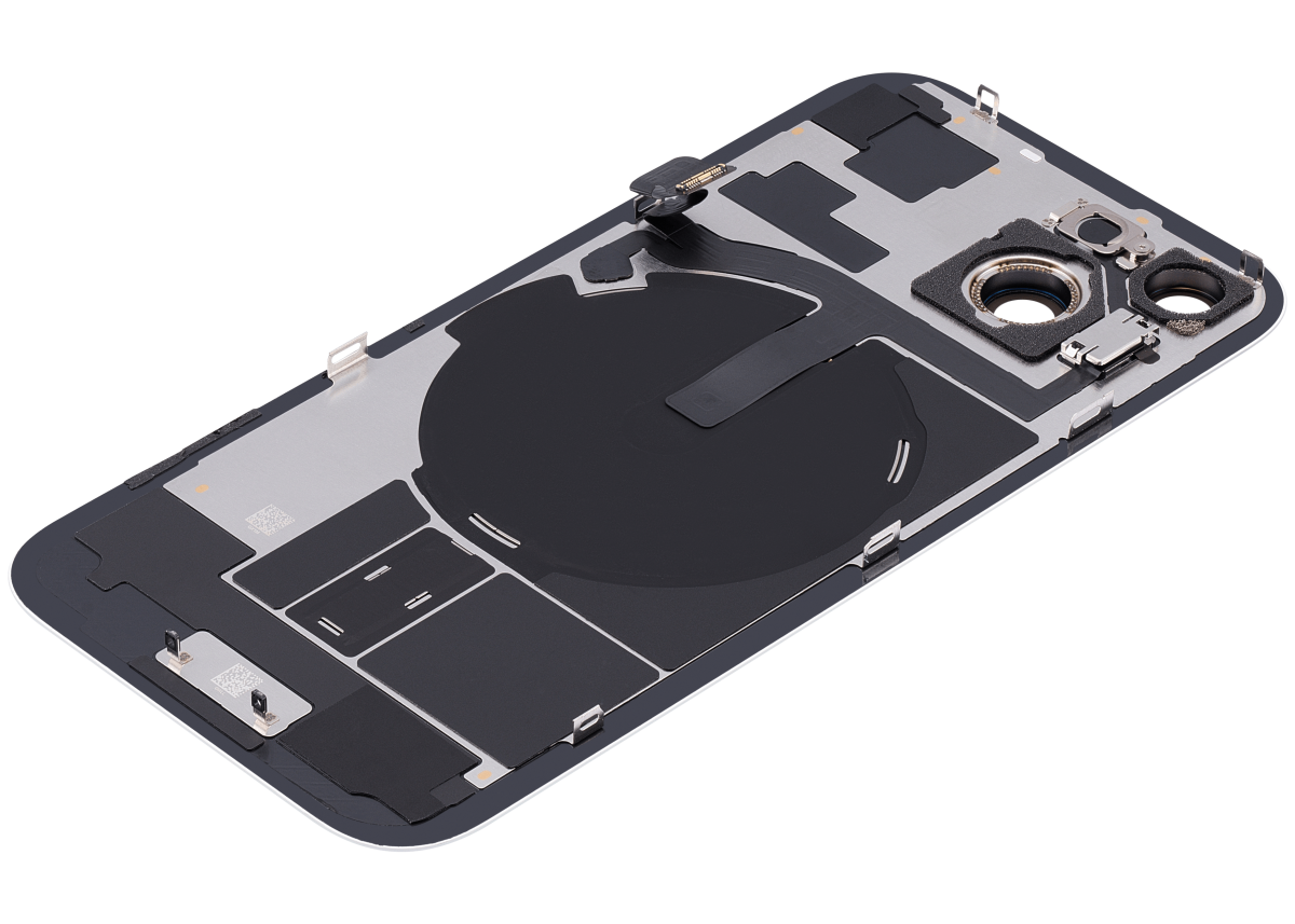 Iphone 15 ile Uyumlu Arka Cam Çelik Plakalı Kablosuz NFC Şarj MagSafe Mıknatıs ve El Feneri Esnek ile Uyumlu Full Yeşil - Görsel 5