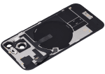 Iphone 15 ile Uyumlu Arka Cam Çelik Plakalı Kablosuz NFC Şarj MagSafe Mıknatıs ve El Feneri Esnek ile Uyumlu  Sarı - Görsel 4