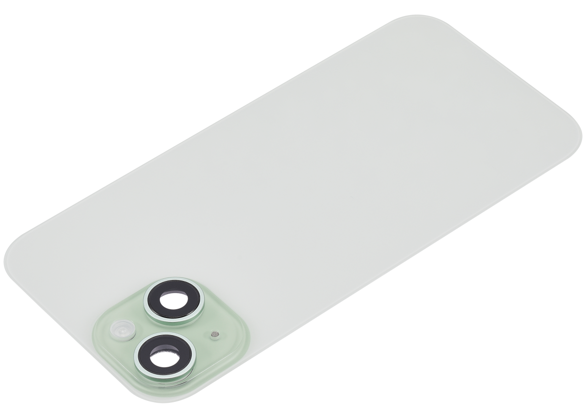 Iphone 15 ile Uyumlu Arka Cam Çelik Plakalı Kablosuz NFC Şarj MagSafe Mıknatıs ve El Feneri Esnek ile Uyumlu  Yeşil - Görsel 3