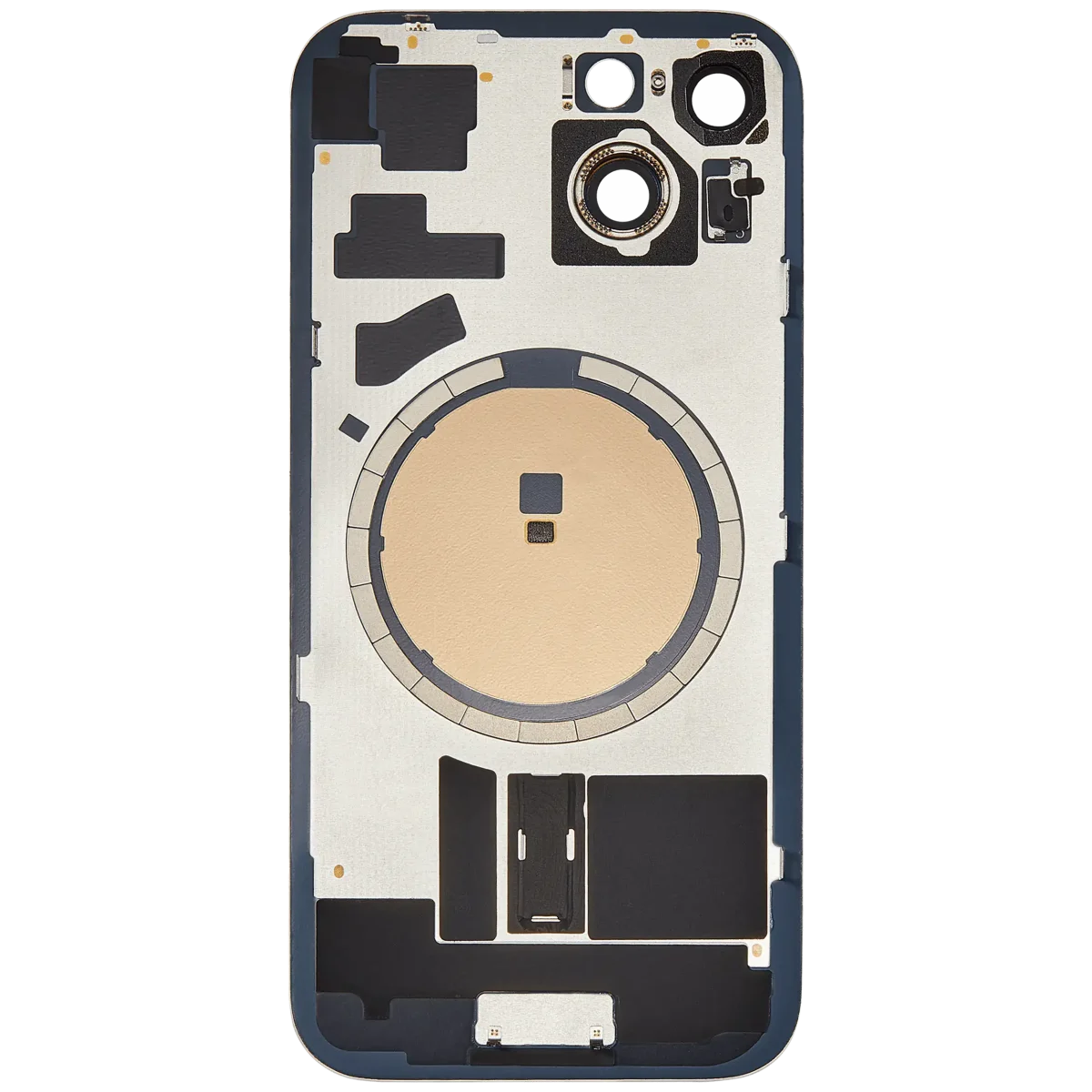 Iphone 15 ile Uyumlu Arka Cam Çelik Plakalı MagSafe Mıknatıs Önceden Takılmış Kapak  Yeşil - Görsel 3