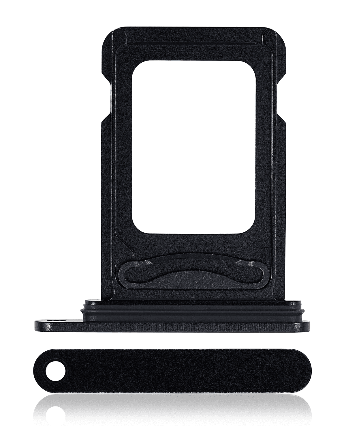 Iphone 15 ile Uyumlu Çift Sim Kart Tepsisi / 15 Plus Siyah ile Uyumlu