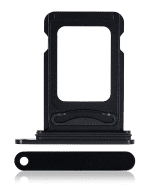 Iphone 15 ile Uyumlu Çift Sim Kart Tepsisi / 15 Plus Siyah ile Uyumlu