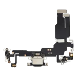 Iphone 15 ile Uyumlu Şarj Portu Esnek Kablosu Aftermarket Plus Siyah ile Uyumlu