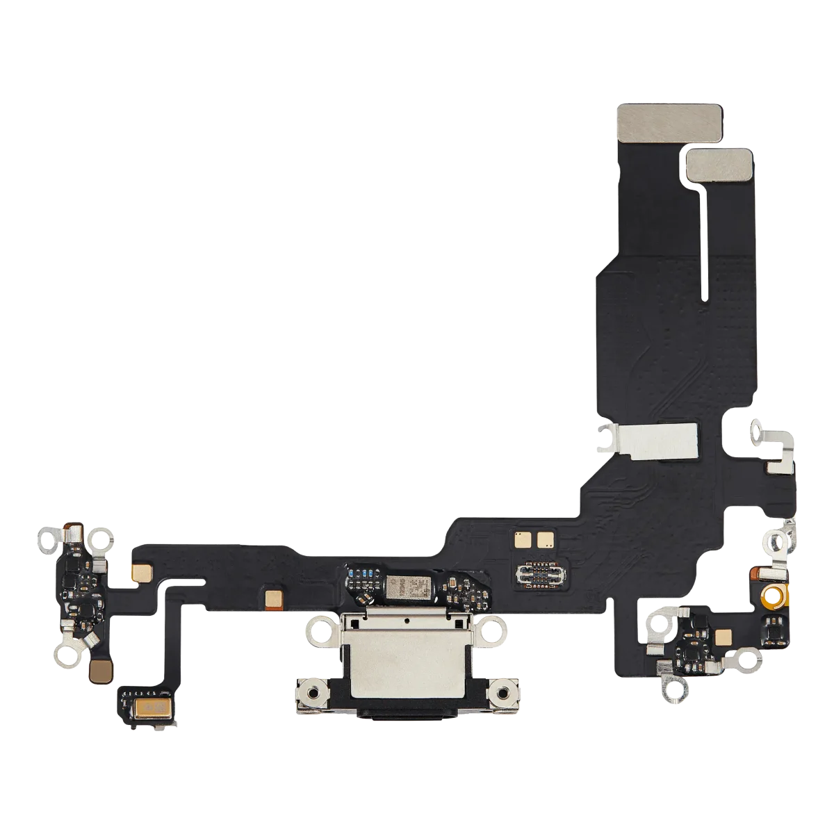 Iphone 15 ile Uyumlu Şarj Portu Esnek Kablosu Aftermarket Plus Siyah ile Uyumlu - Görsel 5