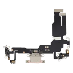 Iphone 15 ile Uyumlu Şarj Portu Esnek Kablosu Aftermarket Plus ile Uyumlu Rose