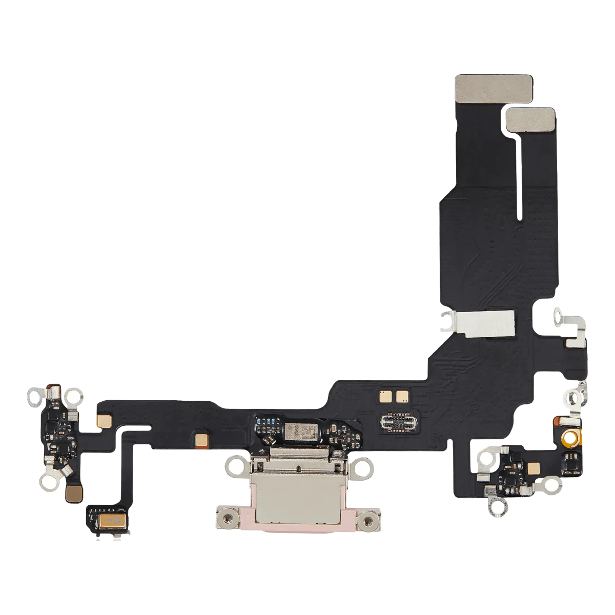Iphone 15 ile Uyumlu Şarj Portu Esnek Kablosu Aftermarket Plus ile Uyumlu Rose - Görsel 5