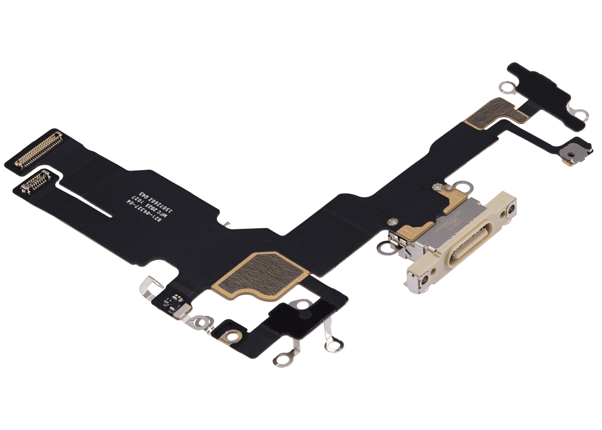 Iphone 15 ile Uyumlu Şarj Portu Esnek Kablosu Premium Sarı ile Uyumlu - Görsel 4
