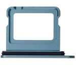 Iphone 16 Plus ile Uyumlu / 16 Plus ile Uyumlu Tek Sim Kart Tepsisi Teal - Görsel 3