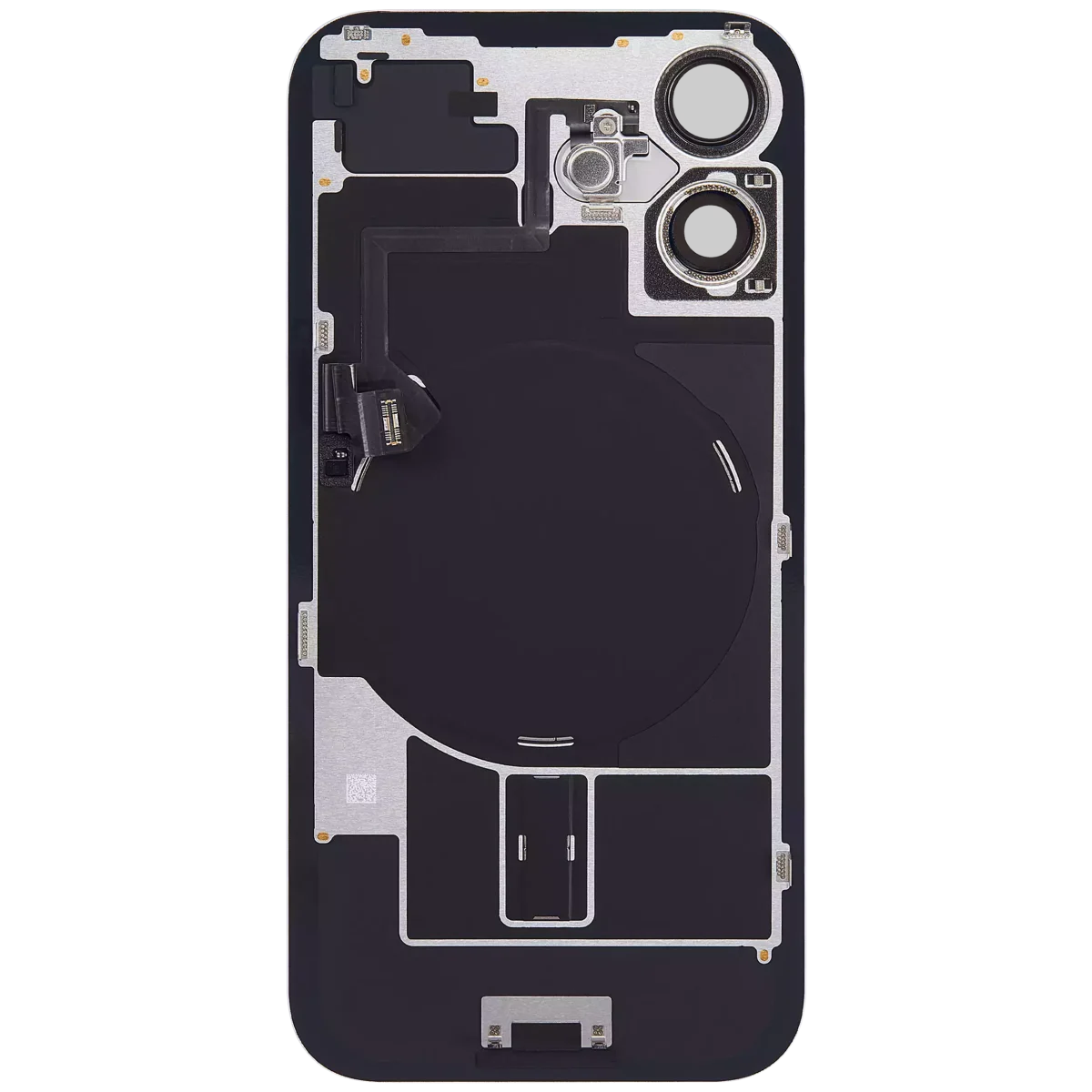 Iphone 16 Plus ile Uyumlu Arka Cam Çelik Plakalı Kablosuz NFC Şarj MagSafe Mıknatıs ve El Feneri Esnek ile Uyumlu Full A Sınıfı Ultramarine - Görsel 4