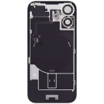 Iphone 16 Plus ile Uyumlu Arka Cam Çelik Plakalı Kablosuz NFC Şarj MagSafe Mıknatıs ve El Feneri Esnek ile Uyumlu Full A Sınıfı Ultramarine - Görsel 4