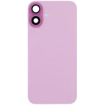 Iphone 16 Plus ile Uyumlu Arka Cam Çelik Plakalı Kablosuz NFC Şarj MagSafe Mıknatıs ve El Feneri Esnek ile Uyumlu Full  Rose - Görsel 3